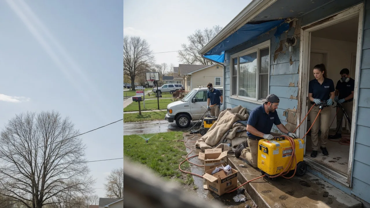Basement Flood Cleanup in Gandeeville, WV near me